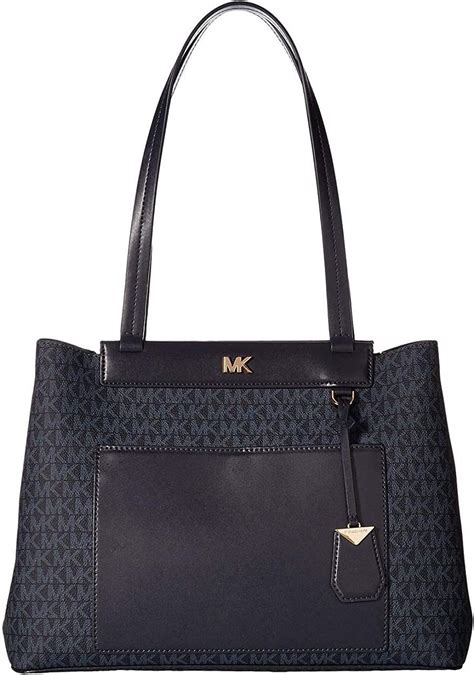 michael michael kors medium meredith bonded tote|Michael Kors Meredith Medium East West Bonded Tote.